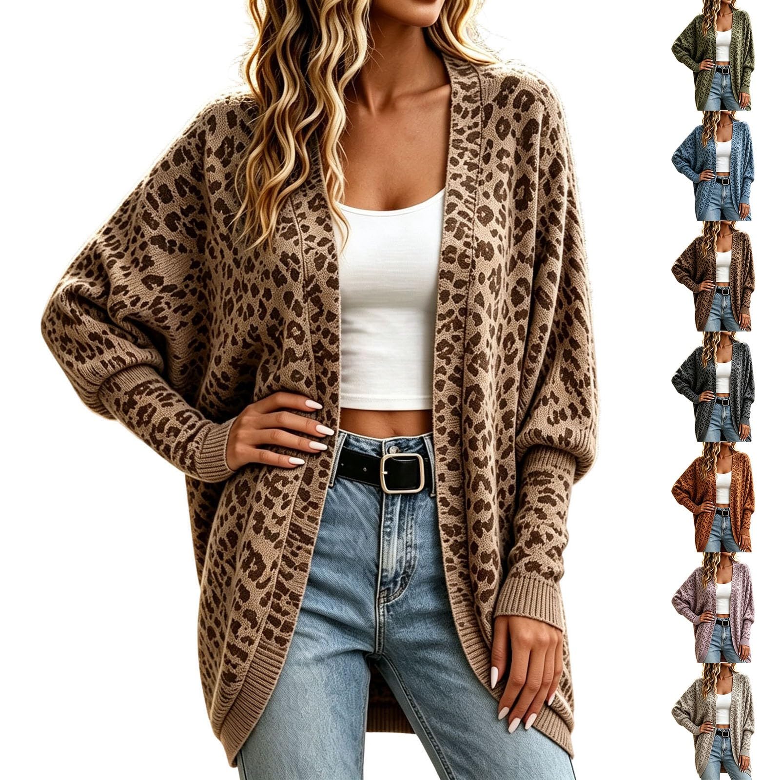 Leopard Cardigans & Fall Layers 2026 cover photo collage