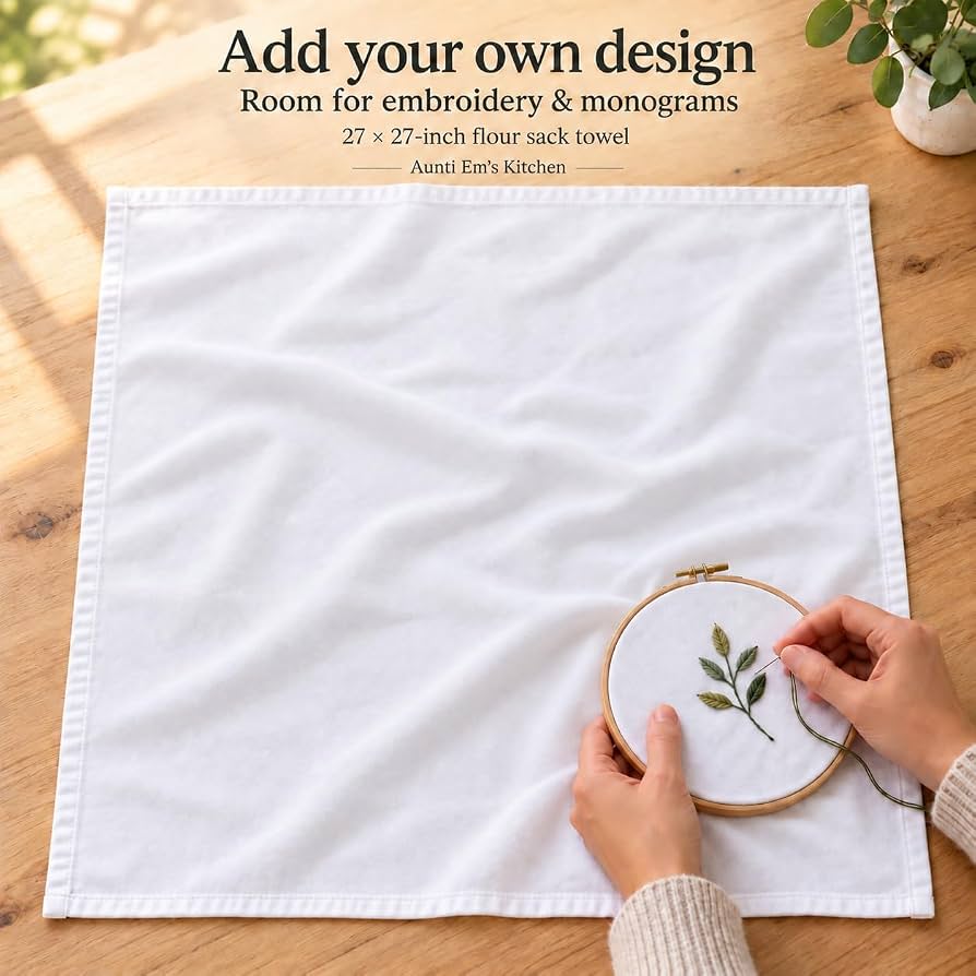 Flour Sack Towels That Replaced Half My Kitchen Tools and I'm Not Exaggerating cover photo collage