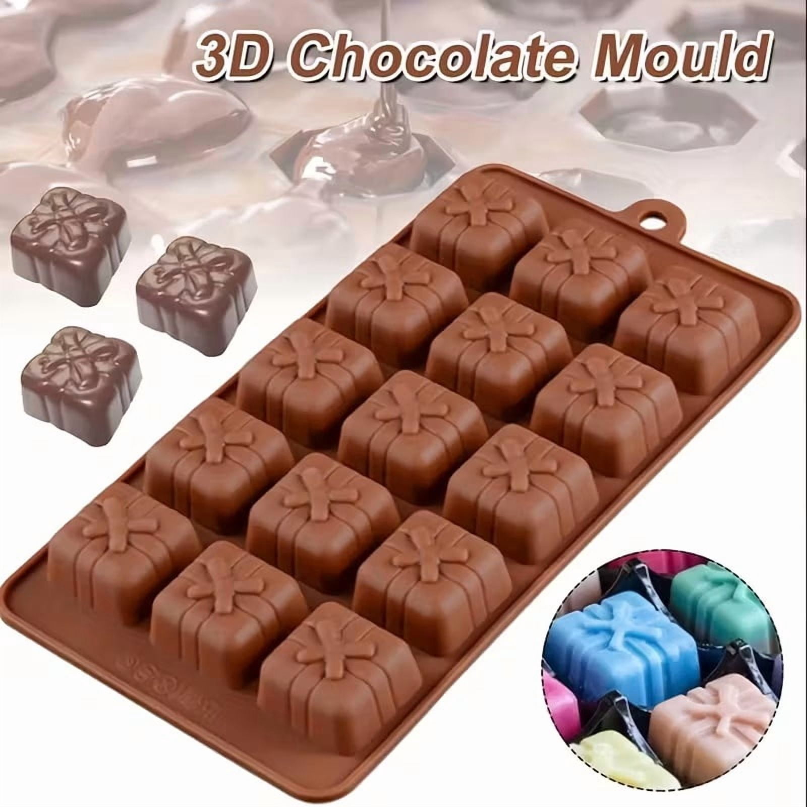 Candy Molds I Fill With Melted Chocolate Every Christmas So I Never Show Up Empty-Handed cover photo collage