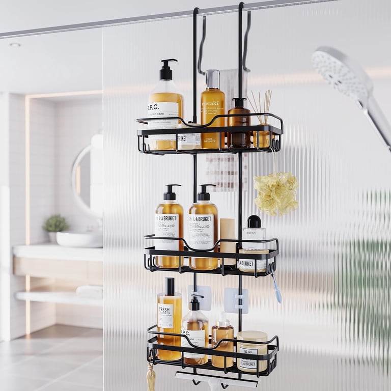 I Finally Found No-Drill Bathroom Accessories That Actually Hold Heavy Towels cover photo collage