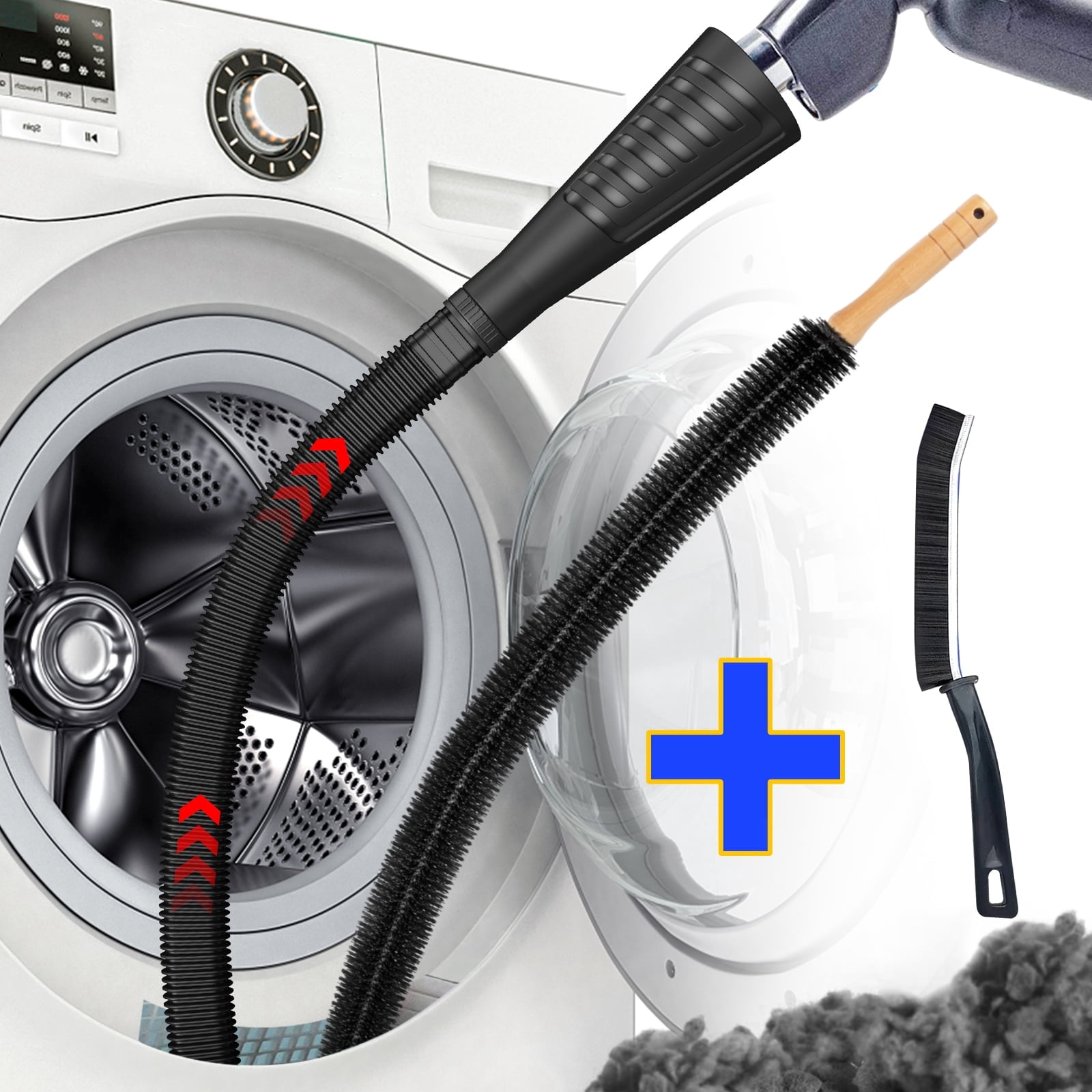 I Pulled Horrifying Stuff From My Dryer With These Lint Trap Cleaners cover photo collage