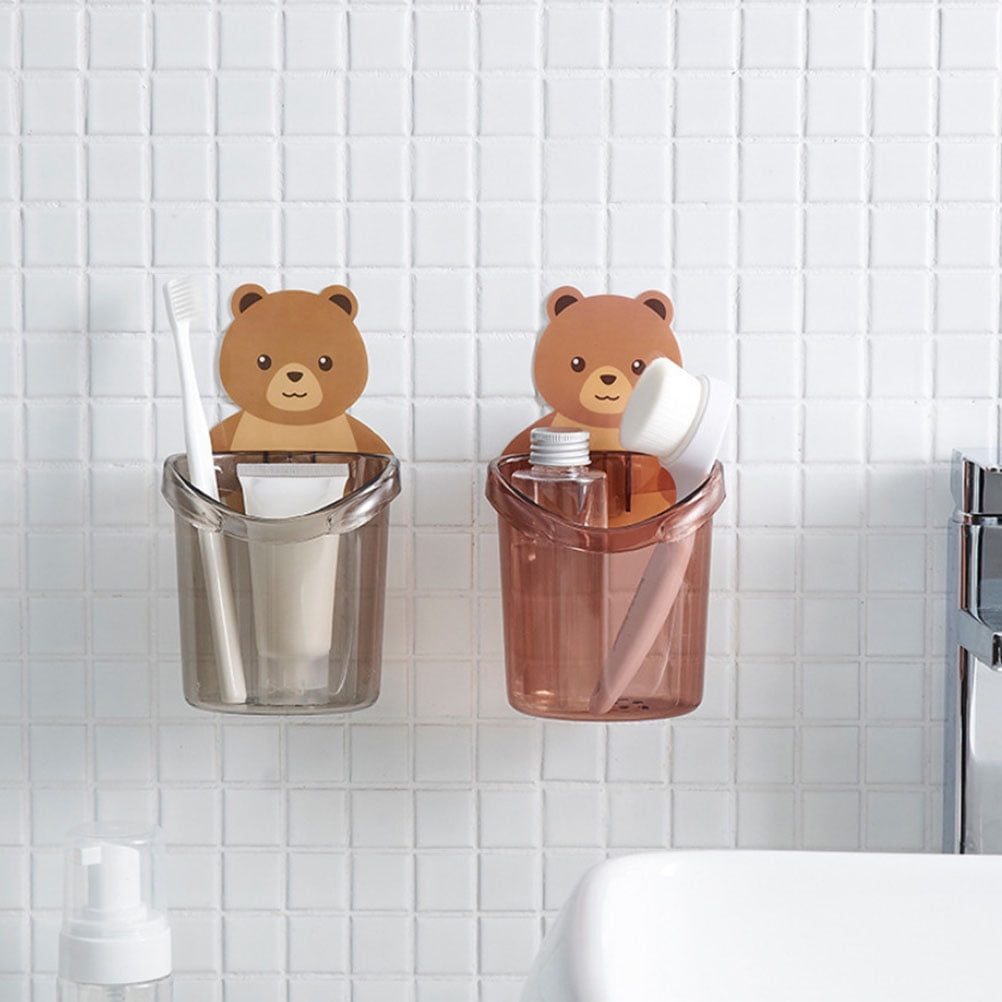 Wall Mounted Toothbrush Holders That Finally Ended Our Bathroom Counter Chaos cover photo collage