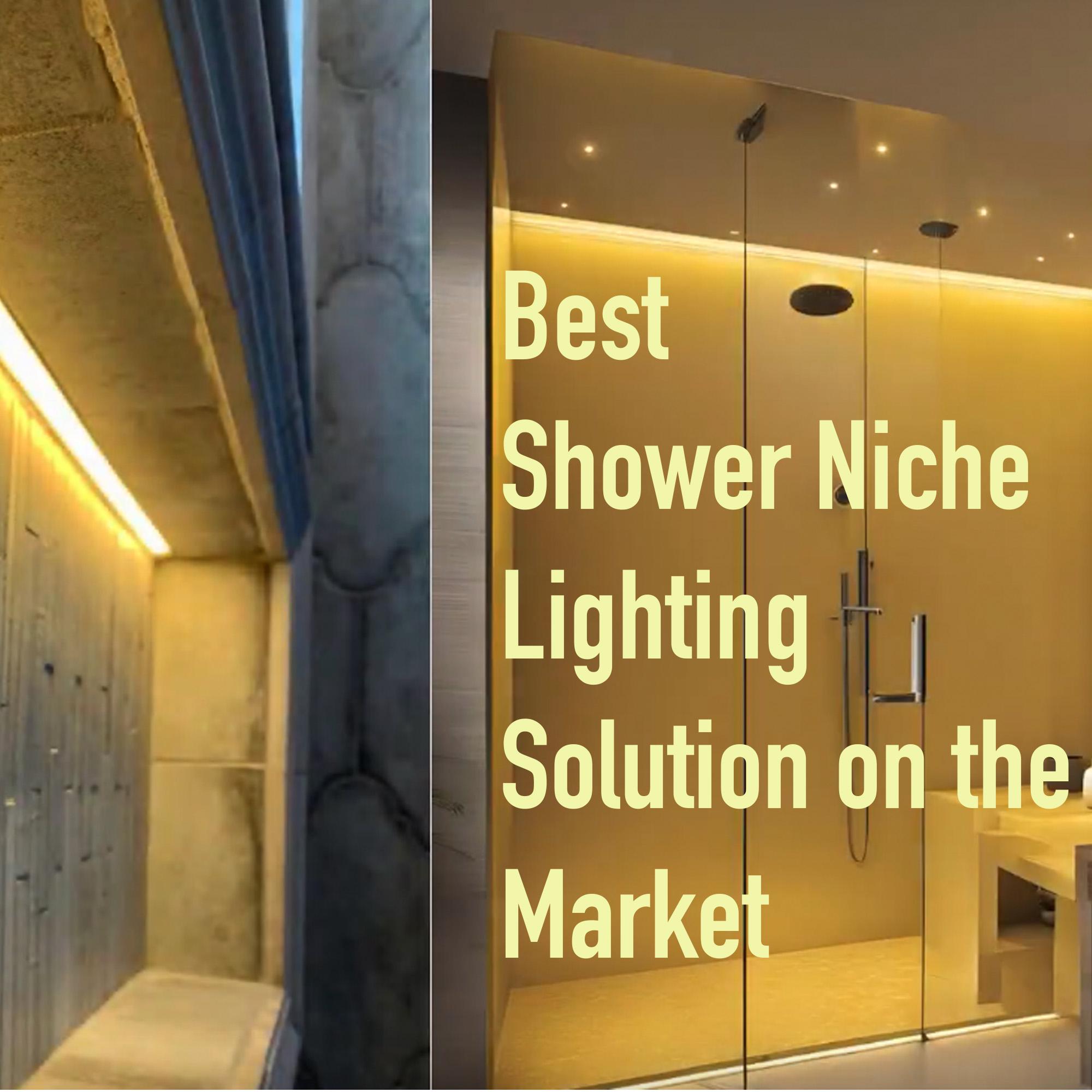 I Got a Shower Niche Insert and Never Chased a Falling Shampoo Bottle Again cover photo collage