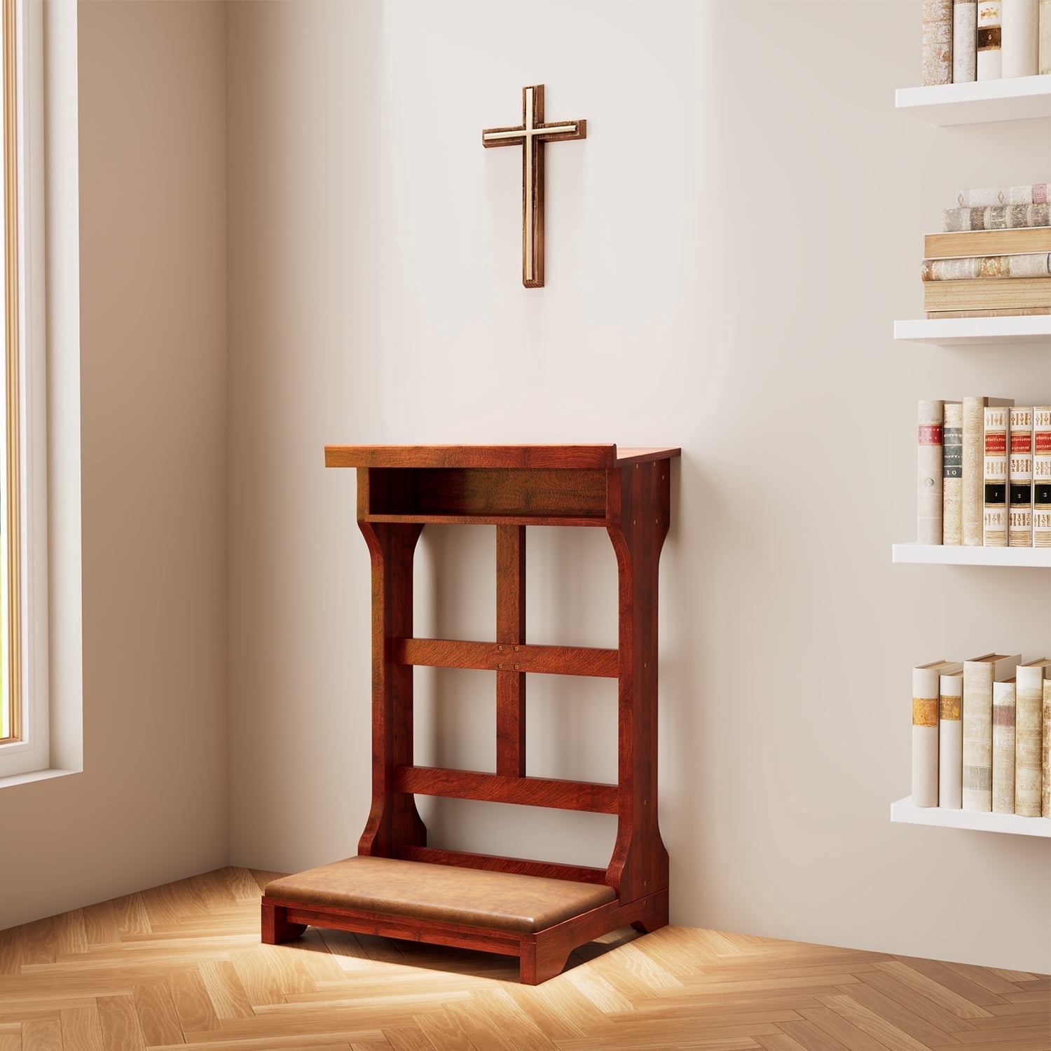 How a Wooden Cross Above My Prayer Corner Finally Made It Feel Sacred cover photo collage