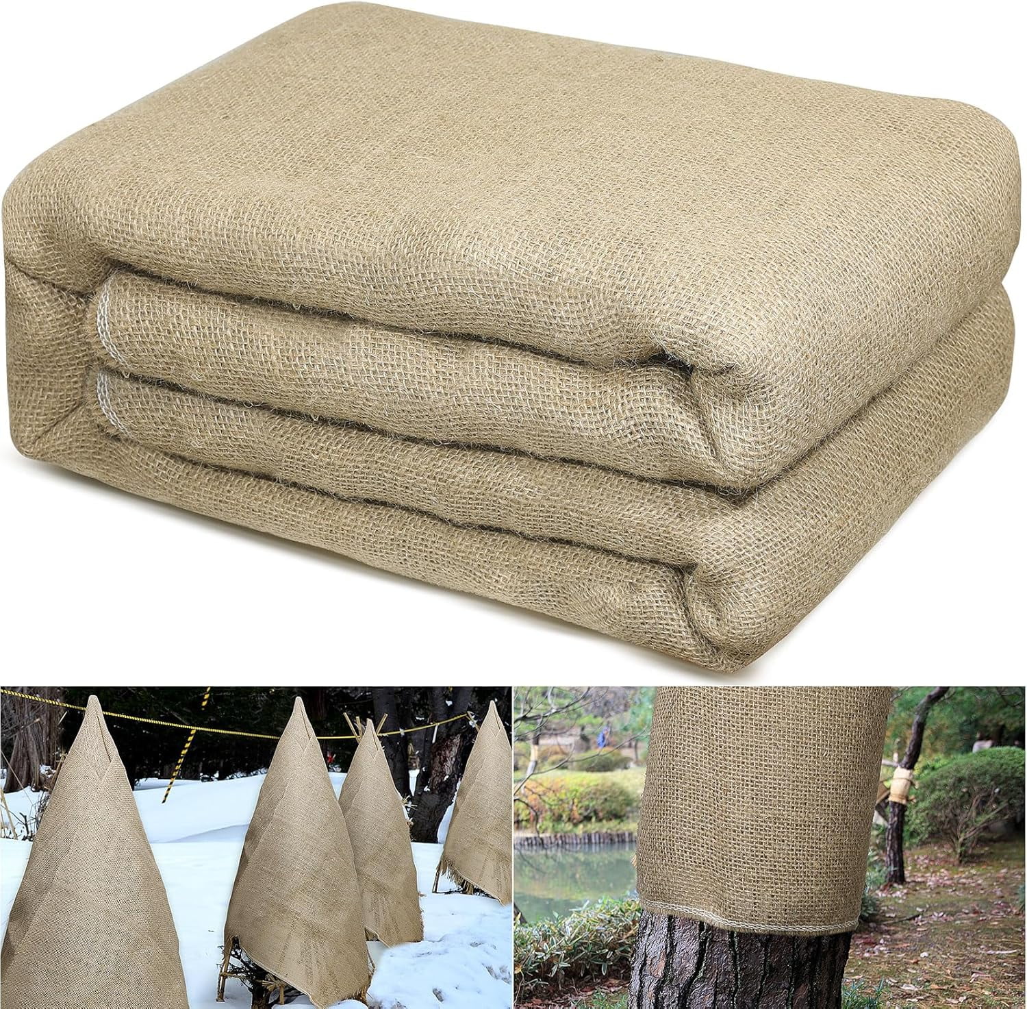 How I Finally Stopped Losing Shrubs Every Winter With Burlap Wrap and Stakes cover photo collage