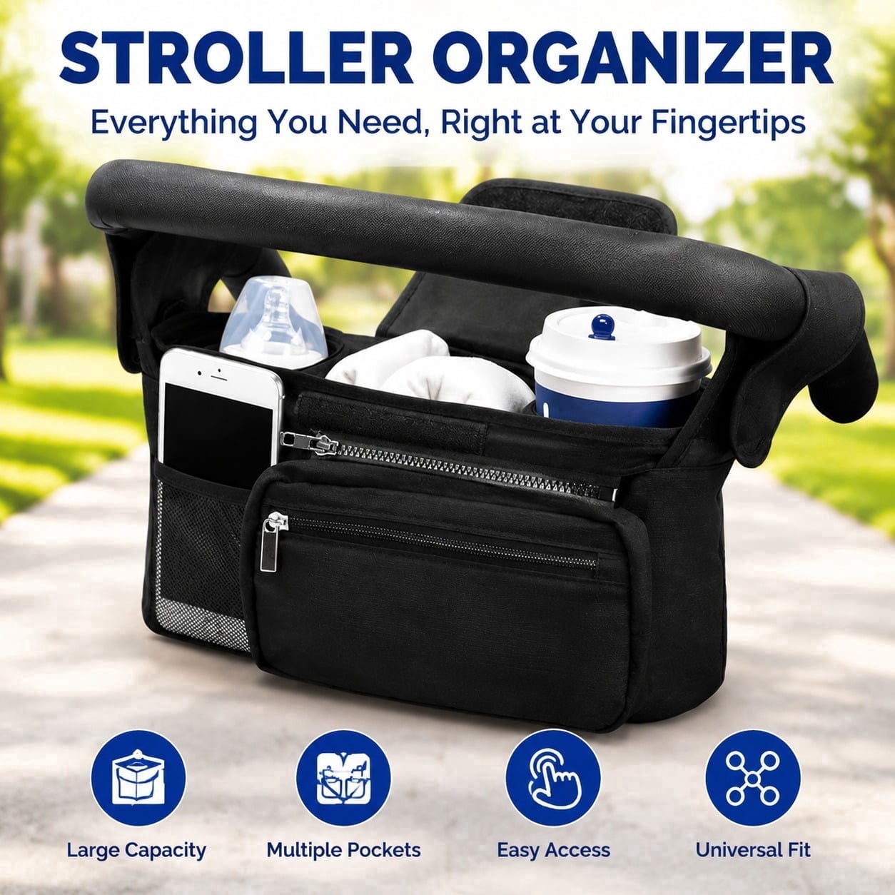 Stroller Accessories I Wish I Had Before My First Trip Out With Baby cover photo collage