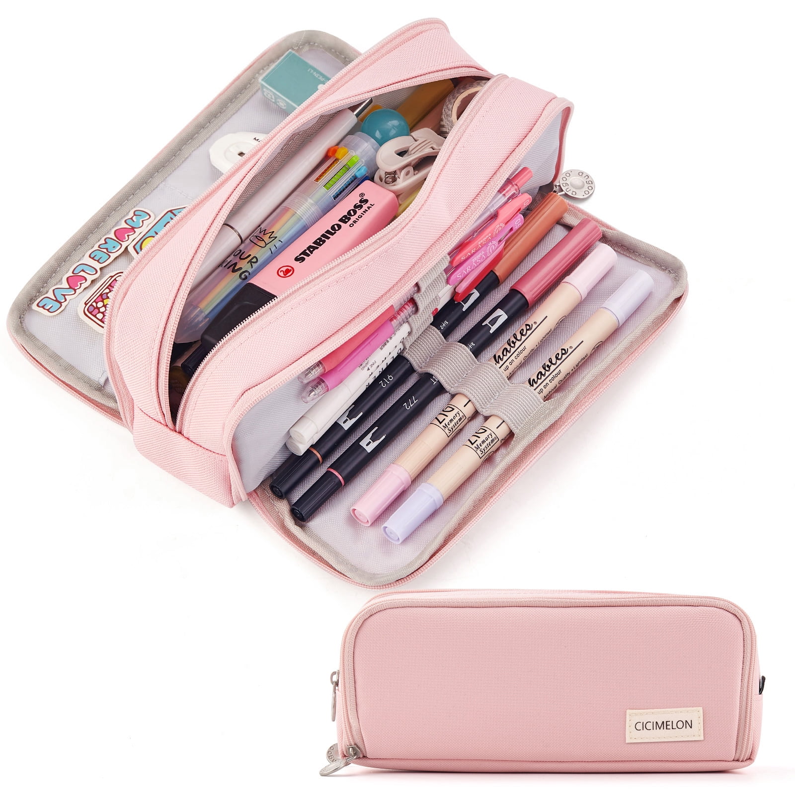 I Finally Found a Pencil Case That Stands Up and Holds 40 Pens cover photo collage