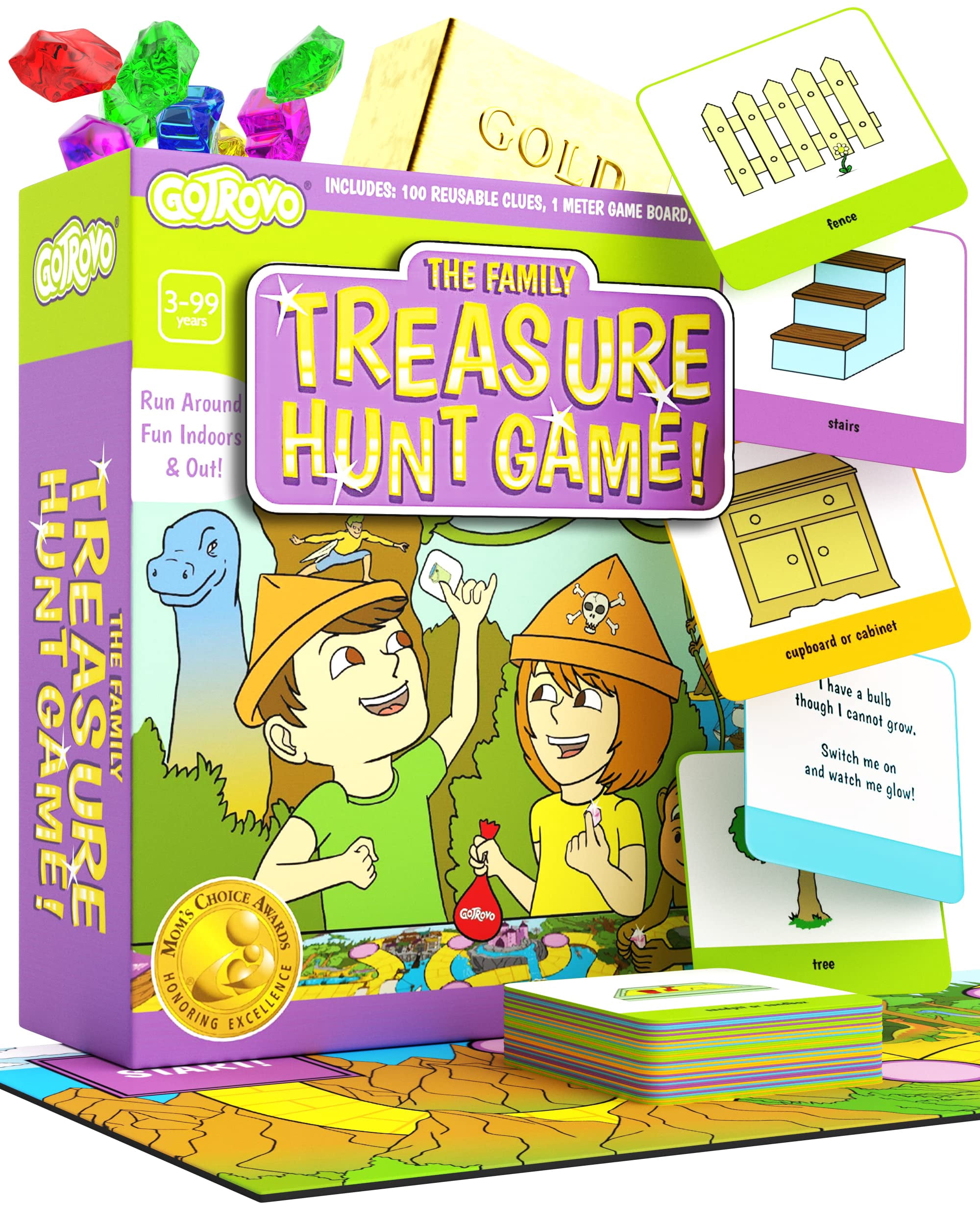 Treasure Hunt Clue Cards I Hide Around the Yard That Keep Kids Busy for Hours cover photo collage