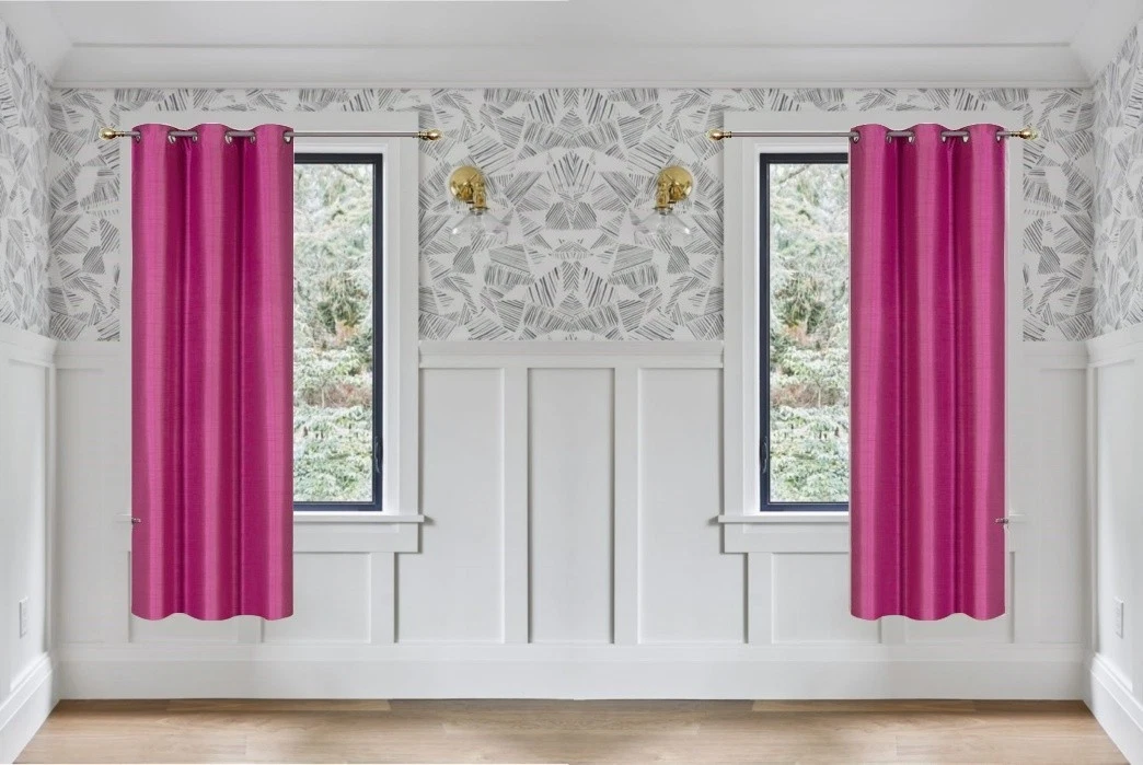 Pink Curtains That Made My Rental Bedroom Look Twice as Expensive cover photo collage