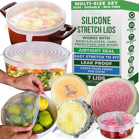 I Ditched Cling Wrap for Silicone Food Covers and My Kitchen Thanked Me cover photo collage