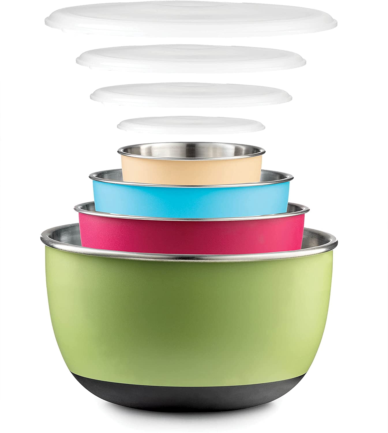 I Finally Found Mixing Bowls With Lids That Stay Put and Store Food cover photo collage