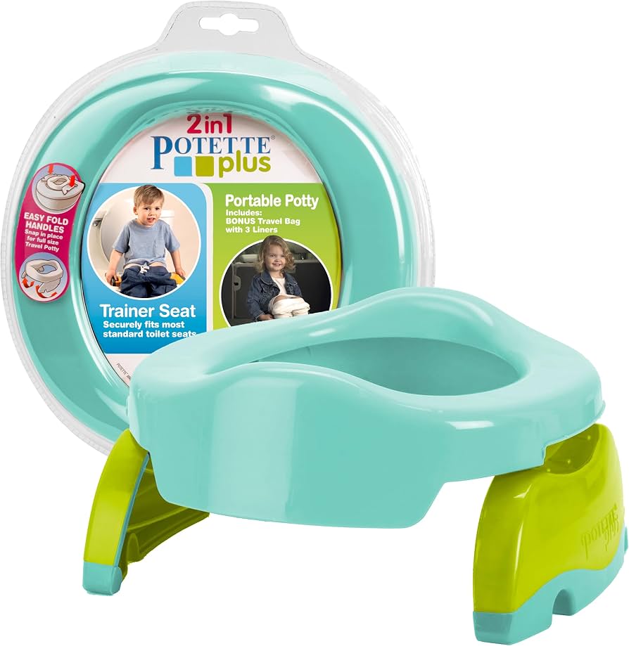 The Travel Potty in My Trunk That Saved Us at Every Rest Stop cover photo collage