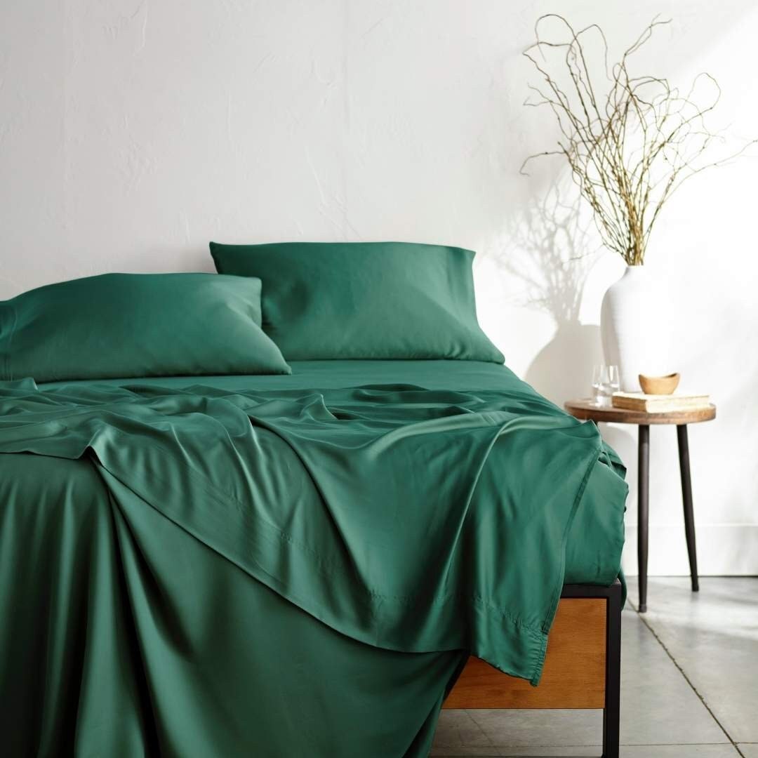Deep Pocket Fitted Sheets That Finally Stopped Sliding Off My Thick Mattress cover photo collage