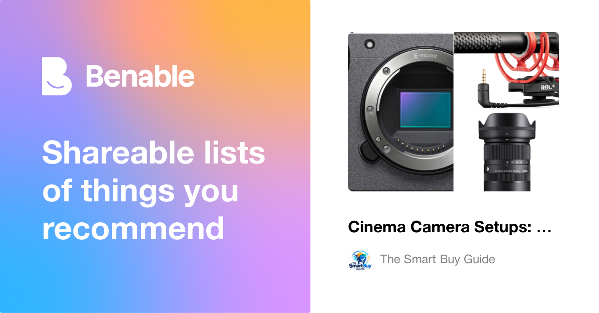 Sony FX30 Cinema Stack: Complete Kit for $4,254 cover photo collage