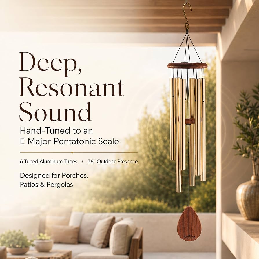 Wind Chimes That Turned My Loud Patio Into a Backyard Spa I Never Leave cover photo collage