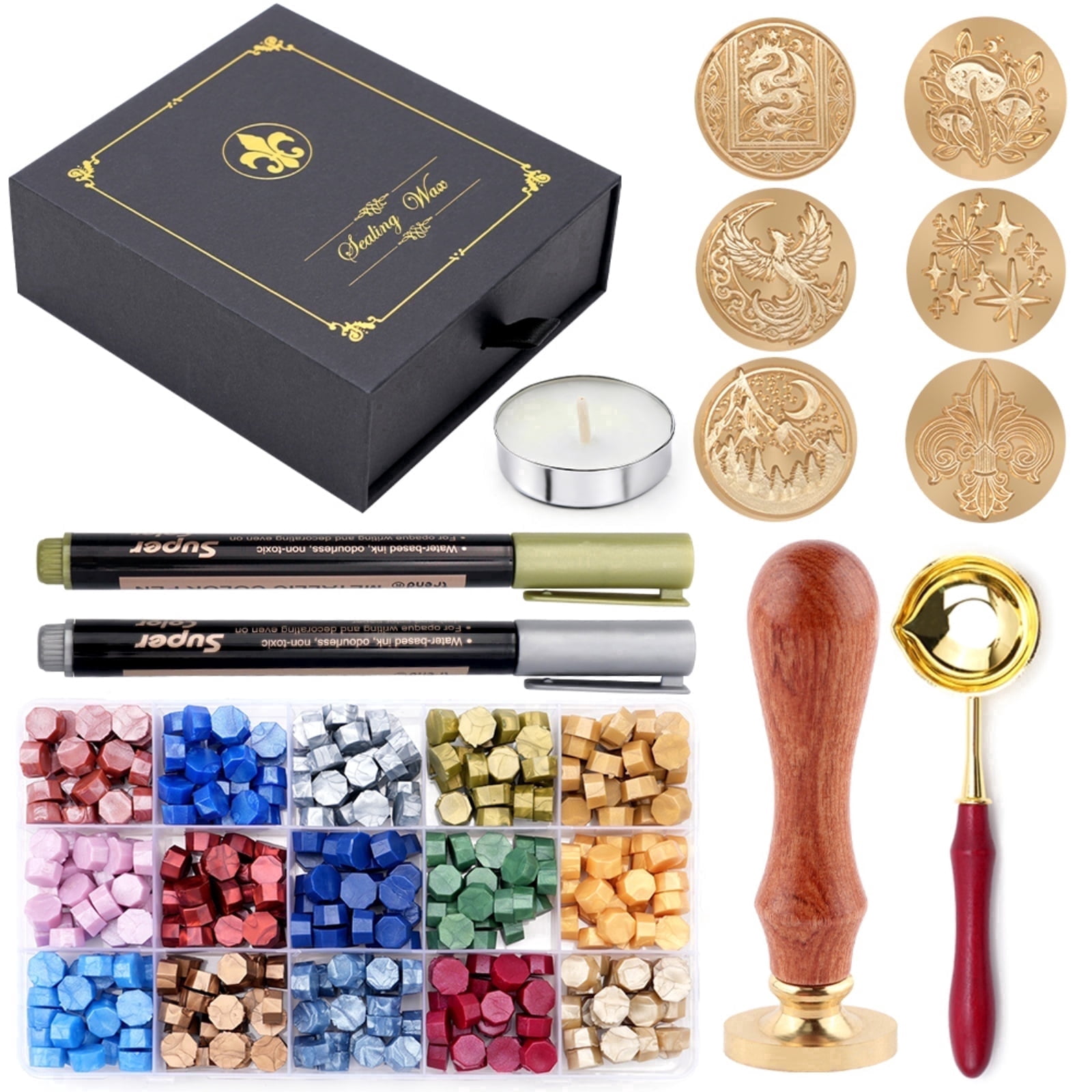 Wax Seal Kit That Made My Thank You Cards Look Like Royal Invitations cover photo collage