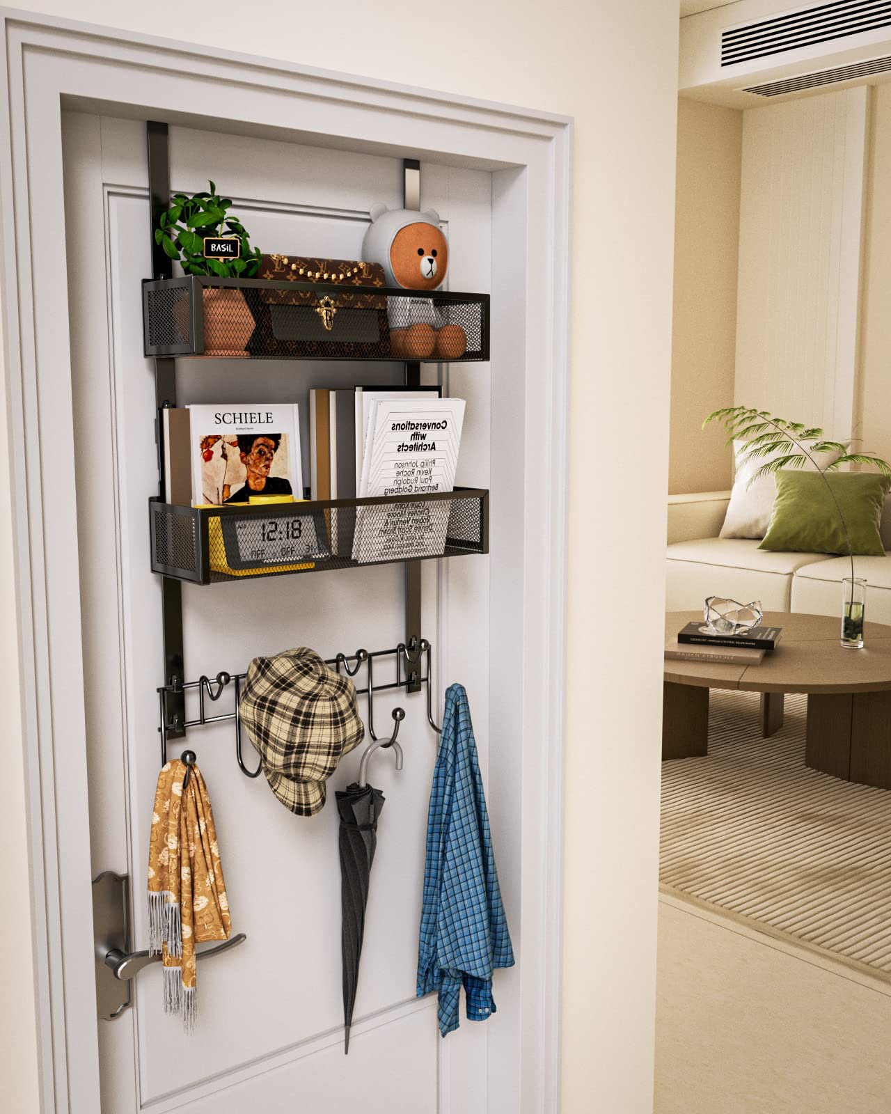 Small Apartment Entryway Storage Ideas for Renters cover photo collage