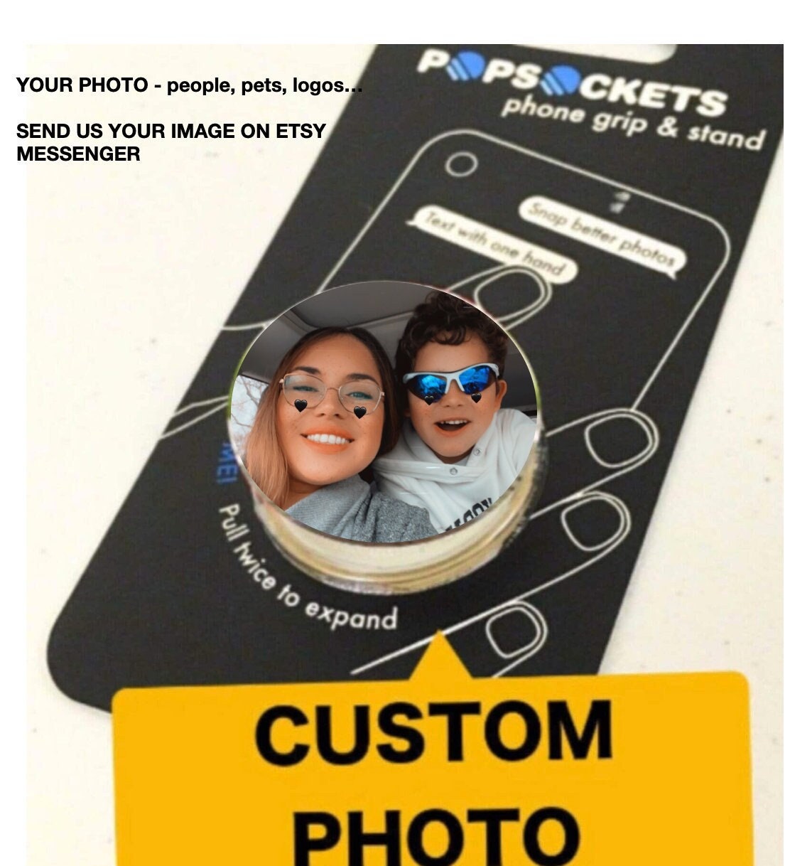 I Finally Found Custom Phone Grips That Don't Slip Out of My Hands cover photo collage