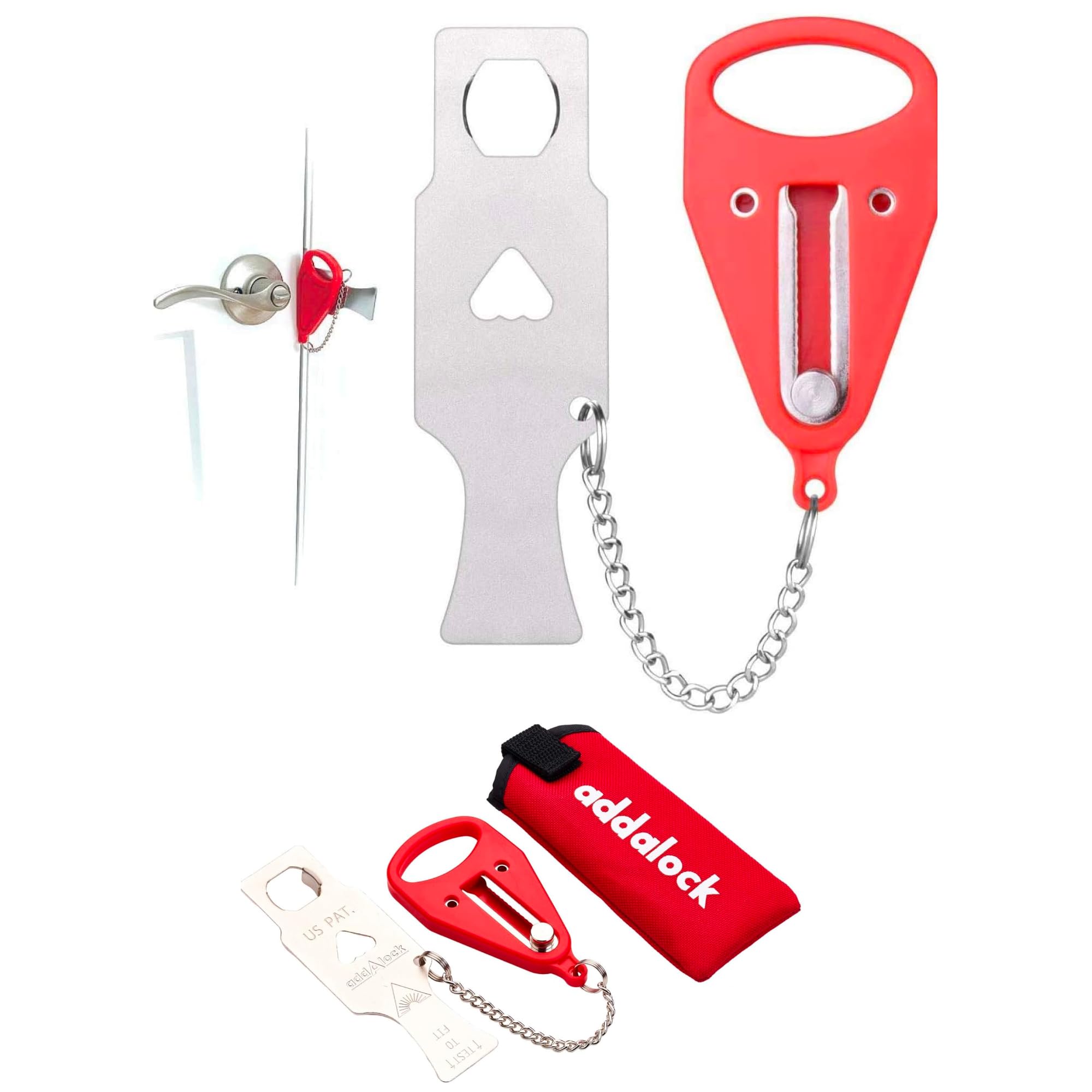 Travel Safety Gadgets I Pack Every Trip Since a Sketchy Hotel Incident cover photo collage