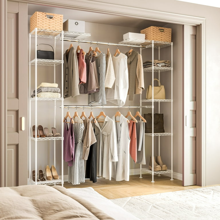 I Finally Found Pull Down Closet Rods That Let Me Use Every Inch of Ceiling Height cover photo collage