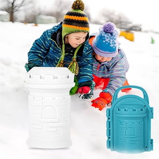 Snow Fort Molds and Winter Outdoor Toys That Kept My Kids Busy for Hours cover photo collage