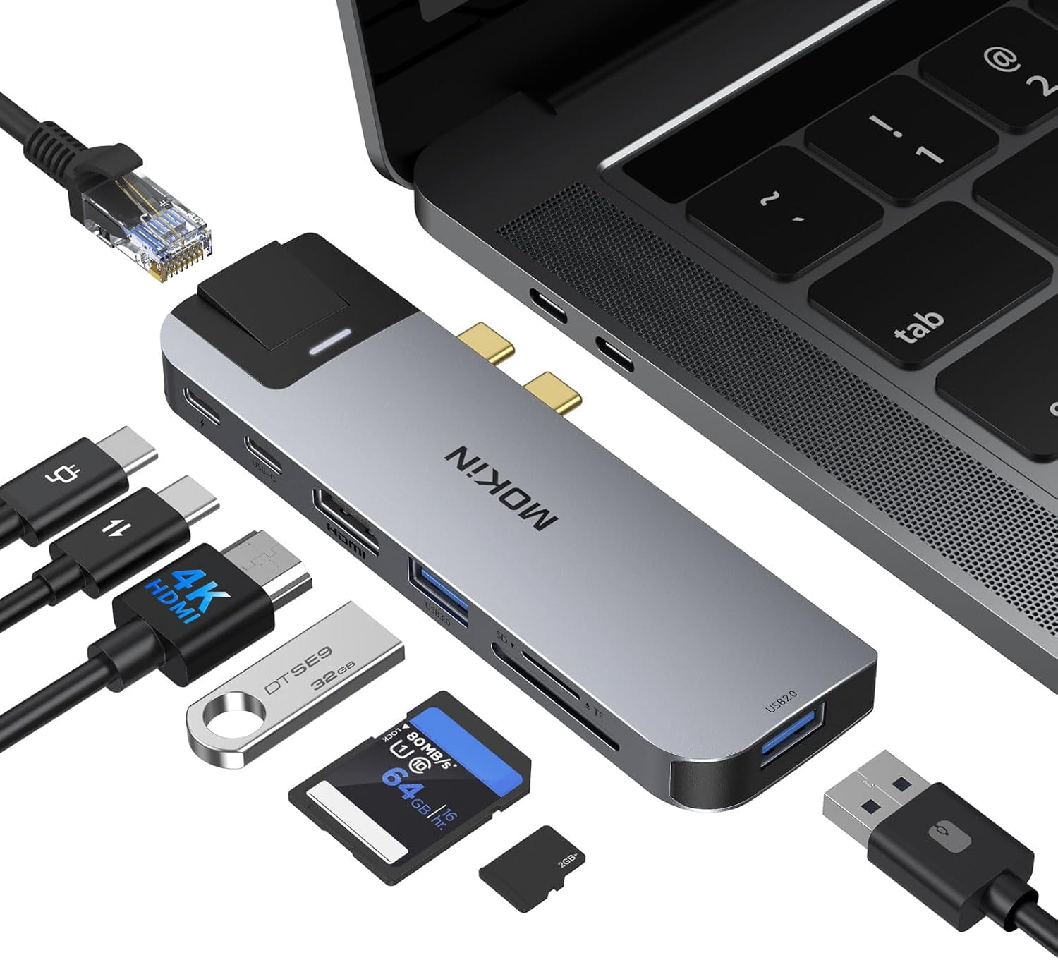 I Finally Found USB Hubs and Desk Gear That Fixed My Port-Starved Laptop cover photo collage