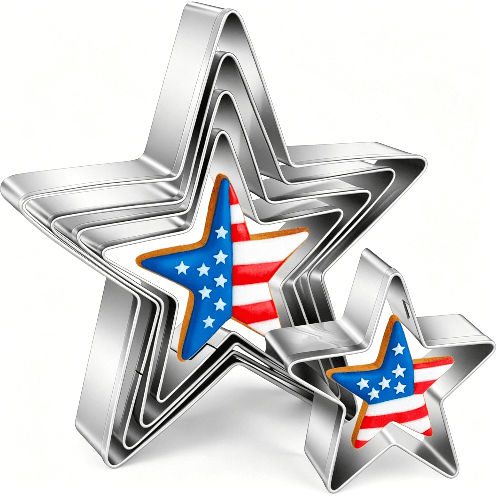 Star Cookie Cutters I Use for My 4th of July Dessert Table Every Year cover photo collage