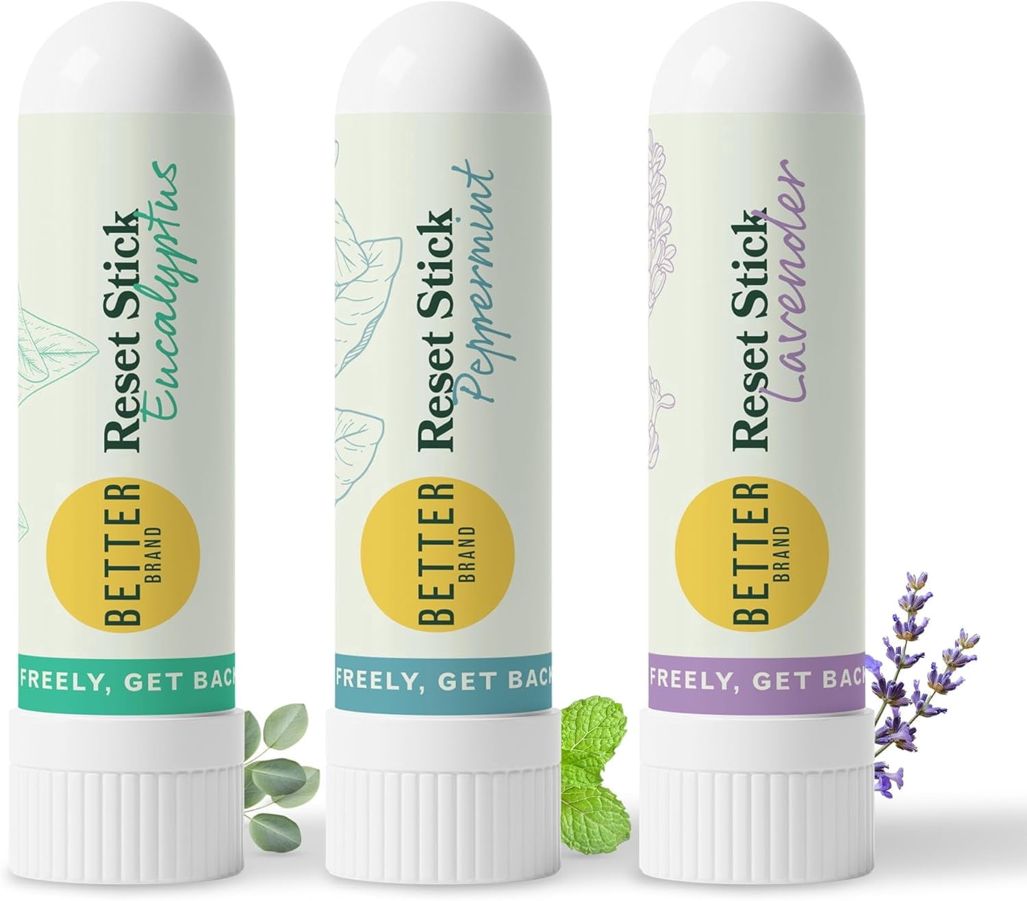 Essential Oil Inhaler Sticks I Breathe In Before Getting Out of Bed cover photo collage