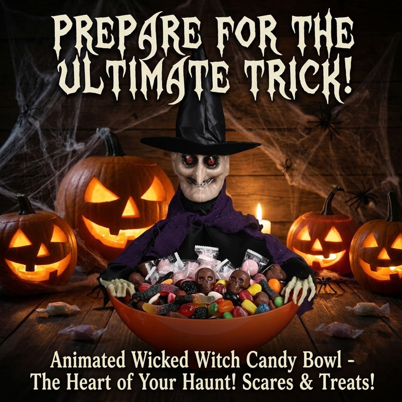 I'm That House With Full Size Bars. Here's My Halloween Candy Bowl Setup cover photo collage