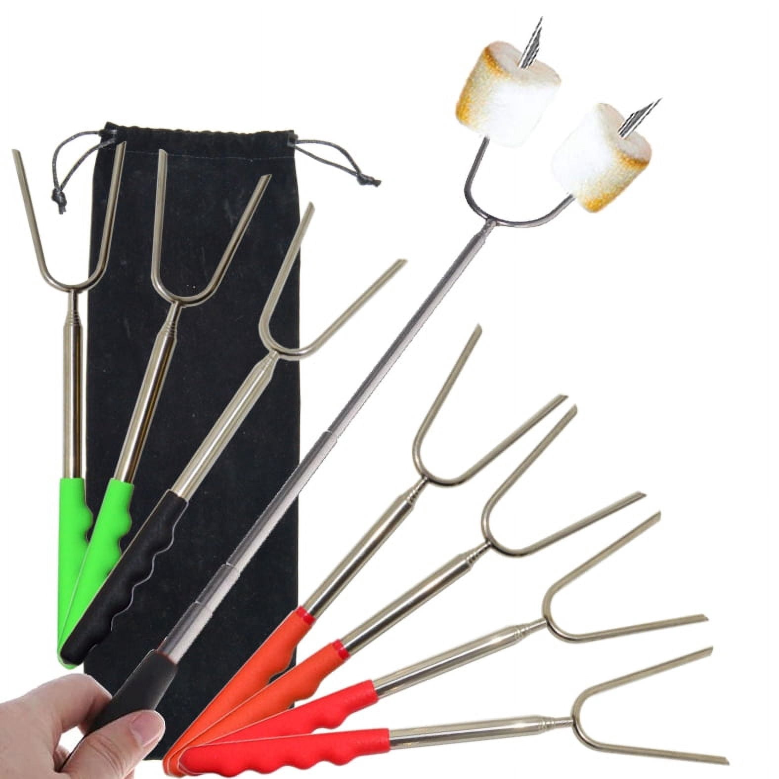 Campfire Gear I Pack So Every Kid Gets Their Own Roasting Stick Safely cover photo collage