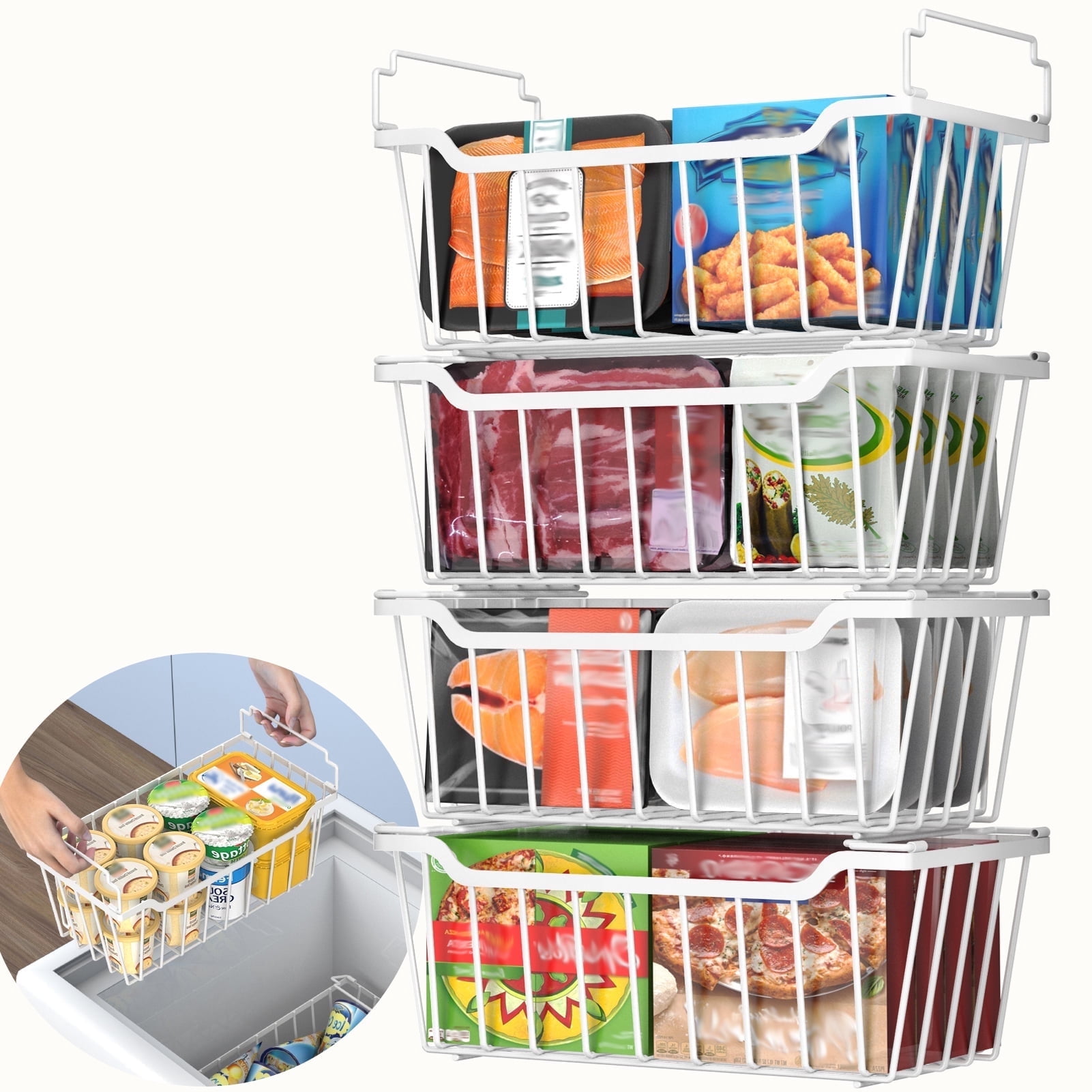 I Finally Found Freezer Organization Products That Stopped Me From Wasting Food cover photo collage