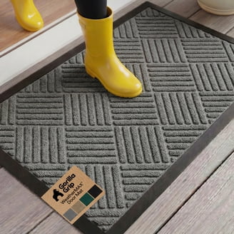 I Finally Found a Welcome Mat That Actually Makes Guests Wipe Their Shoes cover photo collage