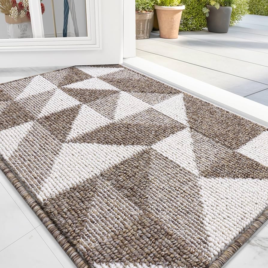I Finally Found Welcome Mats That Actually Catch Dirt Before It Hits My Floor cover photo collage