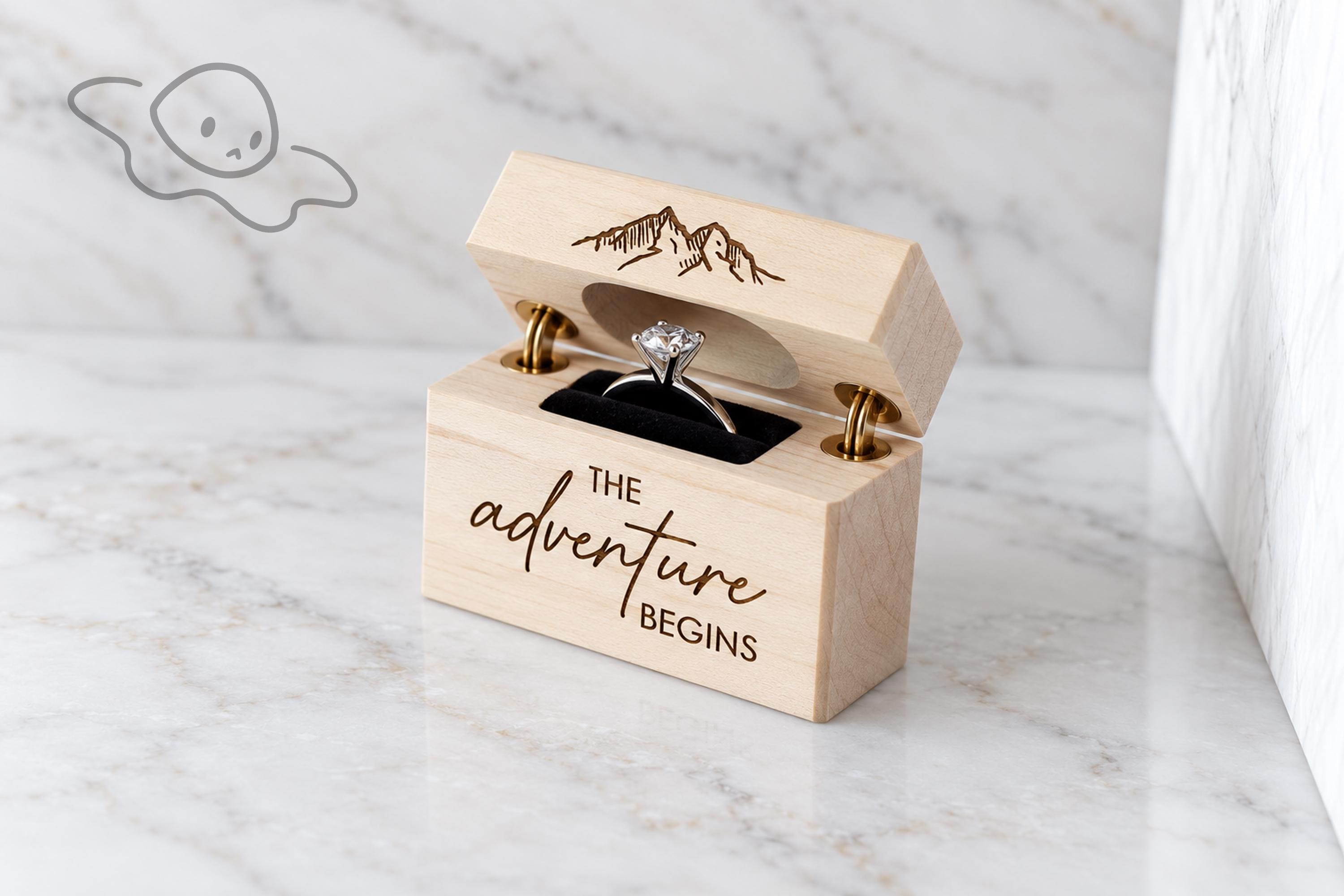 I Finally Found Handmade Ring Boxes Worthy of My Proposal Moment cover photo collage