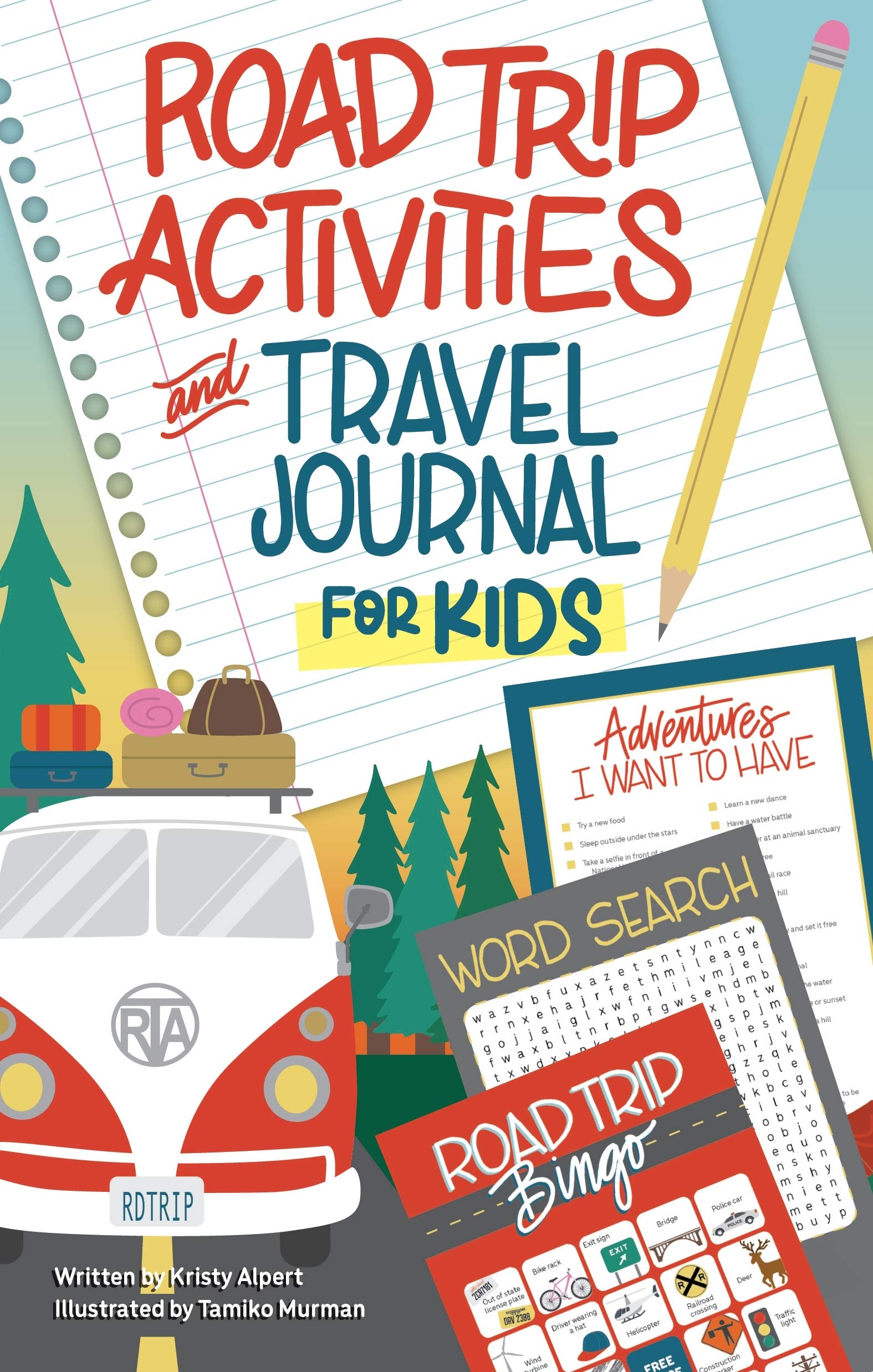 Road Trip & Travel Activities for Kids: Screen-Free Car Fun cover photo collage