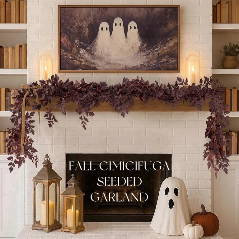 I Finally Found Fall Mantel Decor That Looks Like a Catalog Spread cover photo collage