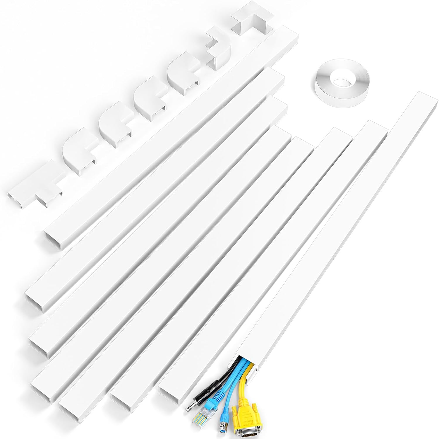Cord Covers for Baseboards That Finally Hid Every Cable on My Wall cover photo collage