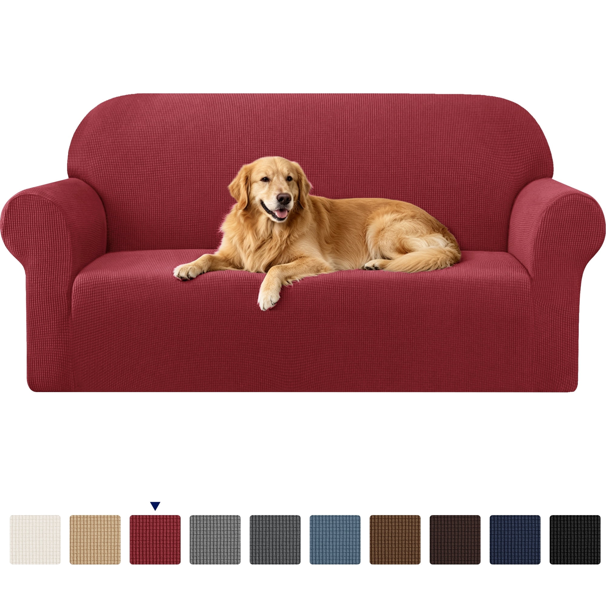 I Finally Found Sofa Slipcovers That Made My Beat-Up Couch Look New cover photo collage