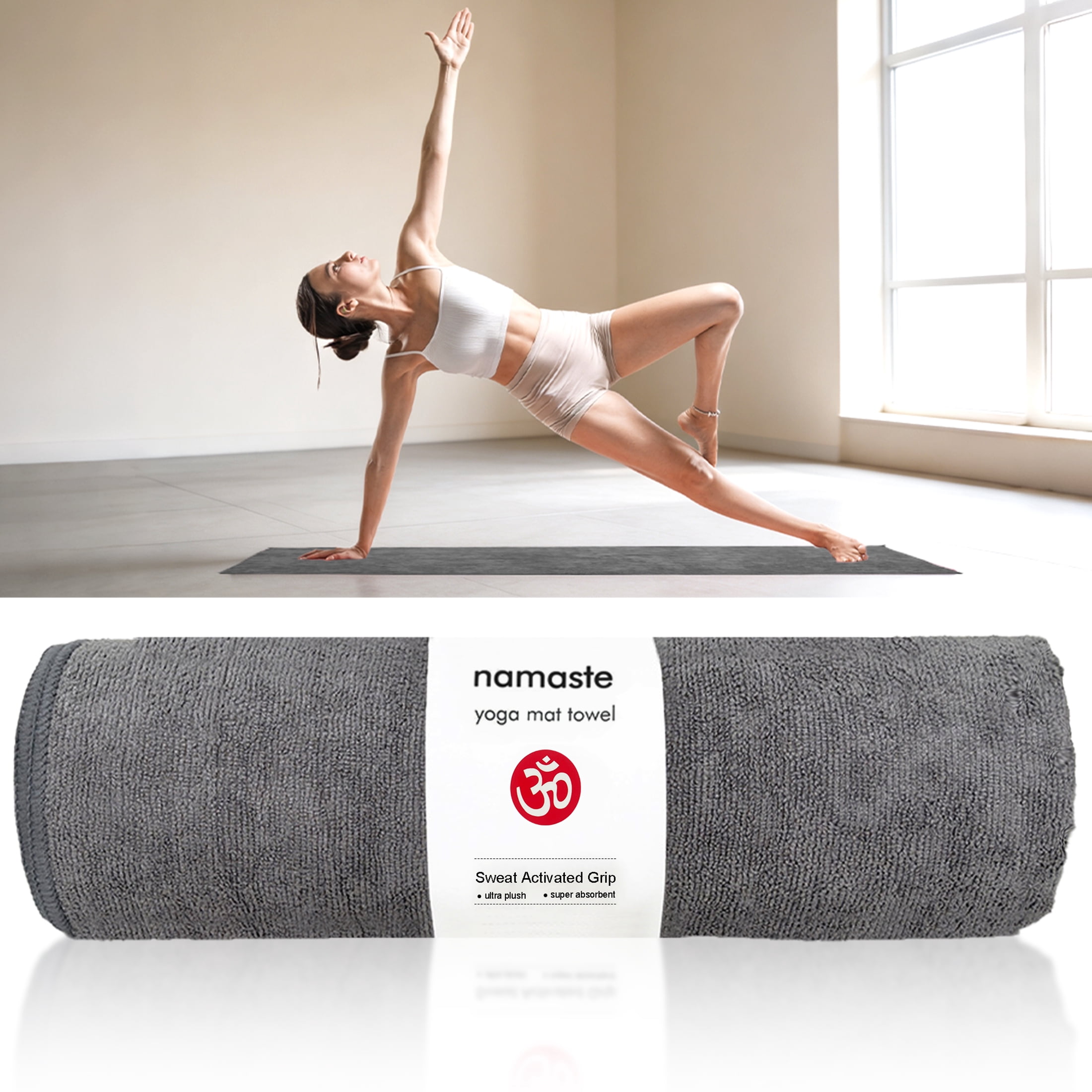 I Finally Found a Yoga Mat That Doesn't Slide on My Apartment Floor cover photo collage