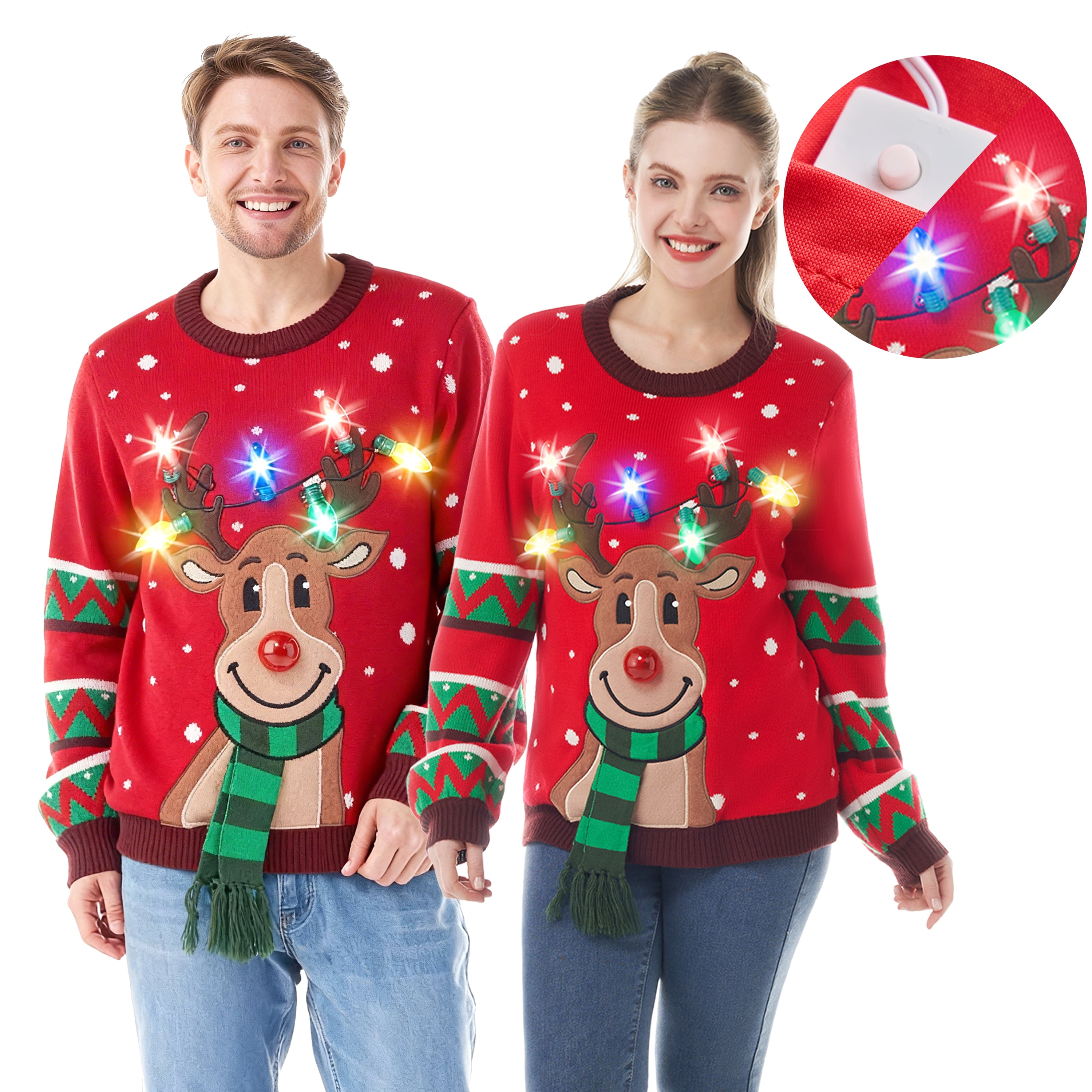 Ugly Christmas sweaters under $50 cover photo collage