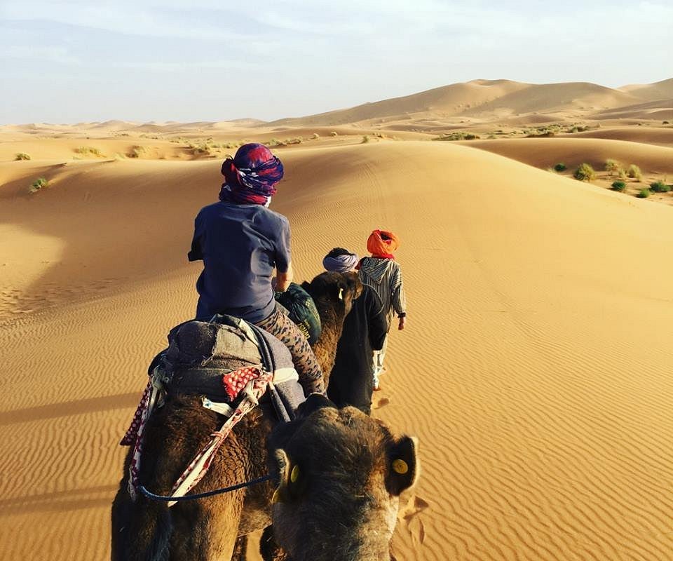 I Finally Did a Sahara Desert Camel Ride and Here's What I Packed cover photo collage