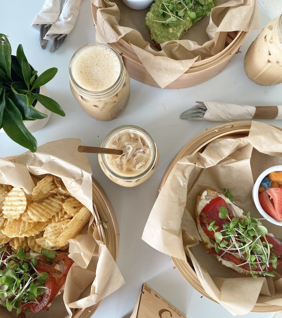 US Coffee shops ☕️ cover photo collage