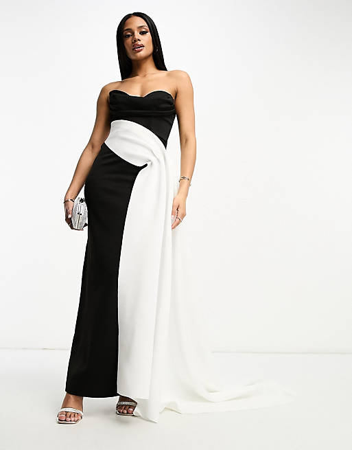 pattern bodycon dress Final Sale Plus Size Striped in Multi Color Stripe Print long fitted dress with Dressy Jumpsuit Color:alexa_burgundy H&M Divided Womens Black