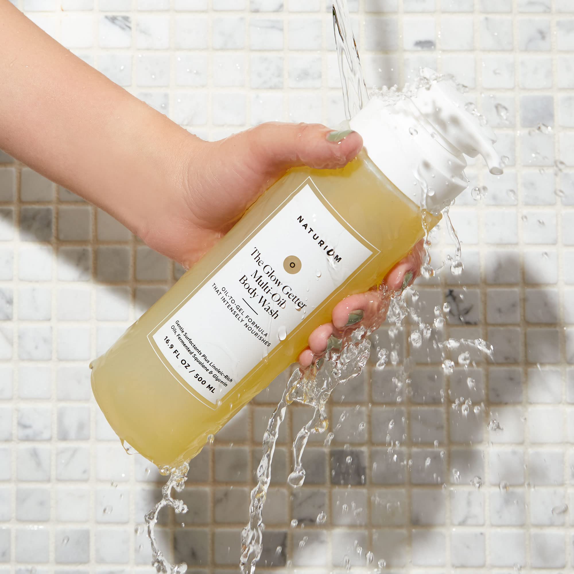 body care products cover photo collage